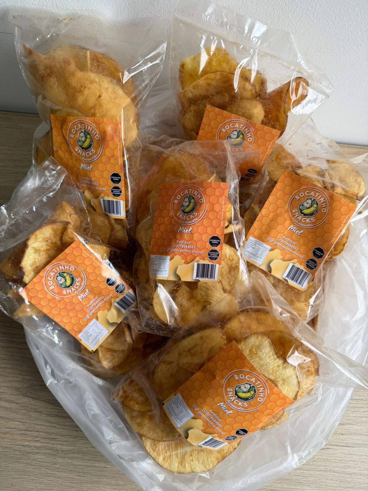 Mesa de productos Bocatinho
